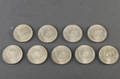 Danmark, 9 jubilæums-erindringsmønter i sølv 9