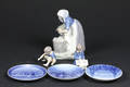 Samling figurer, platter  6 