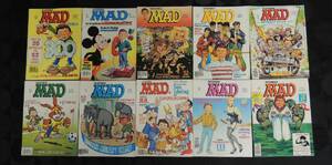 Serietidningar MAD 10st