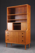 Reolsekretær af teak, 1960erne, dansk møbelproducent
