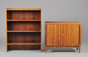 Dansk møbelproducent. Reol af palisander 