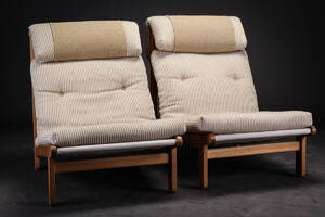 Bernt Pedersen. Par kludestole  The Rag Chair, fyrretræ 2  