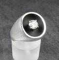 Solitär - Brillantring in Gold, ca. 0.43 ct.