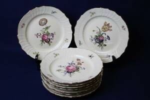 KD TALLRIKAR 9 ST OLIKA MOTIV, DIA 22 CM