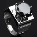 Solitaire ring ca. 9.35 ct.