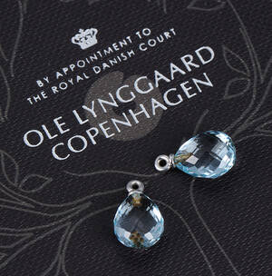 Ole Lynggaard. Par vedhæng til øreringe med topaser 2