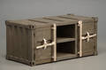 TV-skab  skænk af lakeret metal, container stil