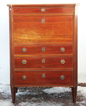 Chiffonjé, sengustaviansk-stil, 1800-tal