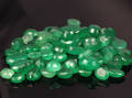 Uindfattet behandlede smaragder ca. 500 ct. 