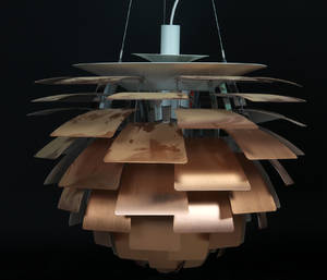 Poul Henningsen. Koglen, kobber, Ø. 72 cm.