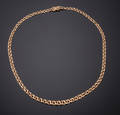 Bismarck halskæde, 14 kt guld