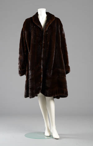 Pels af mahogny mink ca str 46-50