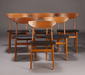 Farstrup møbelfabrik. Spisestole, 1960erne 6 Denne vare er sat til omsalg under nyt varenummer 4209923