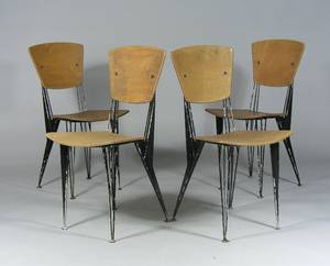 Vier Stühle, wohl Frankreich 4 Die Auktion ist annulliert1980429