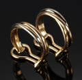 Cartier øreclips i 18 kt guld 