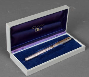 Christian Dior fyldepen, sterling sølv.