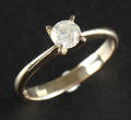 Solitairering. Ca. 0.35 ct