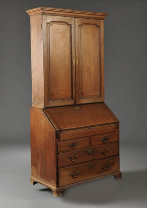 Georg III chatol af egetræ, ca. 1790