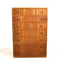 BYRÅ, 7-lådig, teak, 196070-tal.
