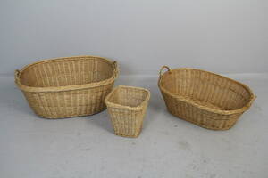 Rottingkorgar, tvättkorgar, 3 st