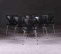 Arne Jacobsen 1901-1971. Seks stole model 3107 6  Denne auktion er annulleret1987779