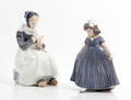 Royal Copenhagen. Porcelænsfigurer. 1. sort.  To stk. 2