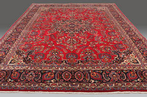 Matta, persisk Mashad, 385 x 295 cm.