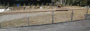 Gelænder SS-304 rustfri stål udendørsindendørs