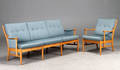 Farstrup. Sofa samt hvilestol 2