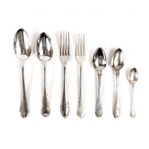 Parti bestick i silver