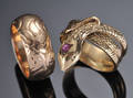 Vintage guldringe 14 kt 2