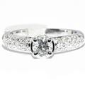 Diamantring på 0.89 ct.