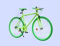 Fixie Bike, grøn. Denne vare er sat til omsalg under nyt varenummer 4783067