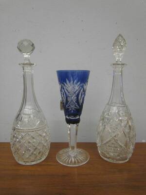 Karaffer, 2 st.  vas