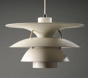 Poul Henningsen for Louis Poulsen. 5-4½ pendel model Charlottenborg, Ø 47 cm. 