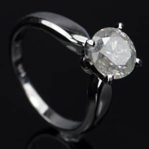 Solitaire ring ca. 1.50 ct.