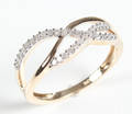 Diamantring. Ca. 0.25 ct