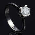 Solitaire ring ca. 1.05 ct.