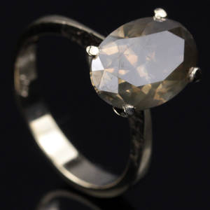 Solitaire ring ca. 4.28 ct.