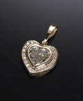 Diamantvedhæng, 14 kt guld 1,35 ct 