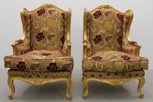 Bergerer, ett par, Louis XV-stil 2