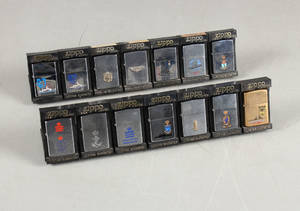 Samling zippo lightere 14
