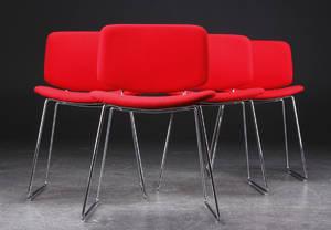 Fire stole, dansk møbeldesign. 4