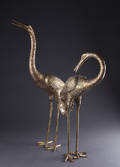 To traner, forgyldt bronze. 2
