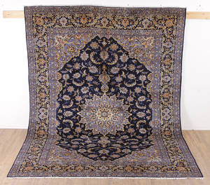 Persisk Kashan tæppe 345 x 254 cm