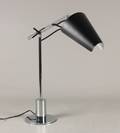 Bordlampe af rustfrit stål
