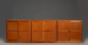 Christian Hvidt. Skabe, mahogni 3