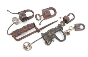 Hänglås 6st, 171800-tal