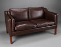 Dansk møbelproducent. Læder sofa, 2. pers. 