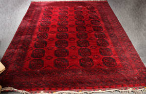 Afghansk tæppe, 510 x 403 cm.